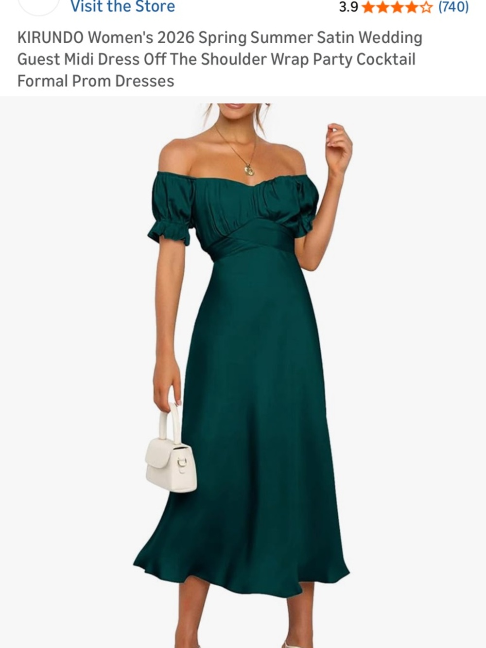 Wedding guest dress-spring, summer, satin, off the shoulder dress